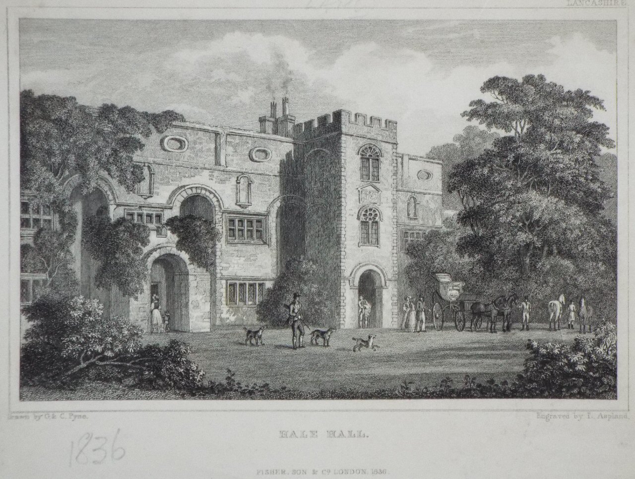 Print - Hale Hall - Aspland